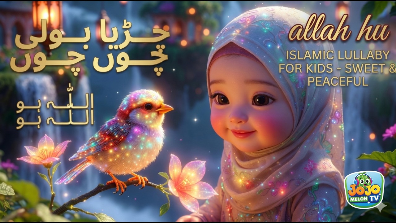 Ik Chirya Boli 🕊️ Chu Chun  | Allah Hoo Allah Hoo | Peaceful Islamic Lullaby for Kids & Toddlers