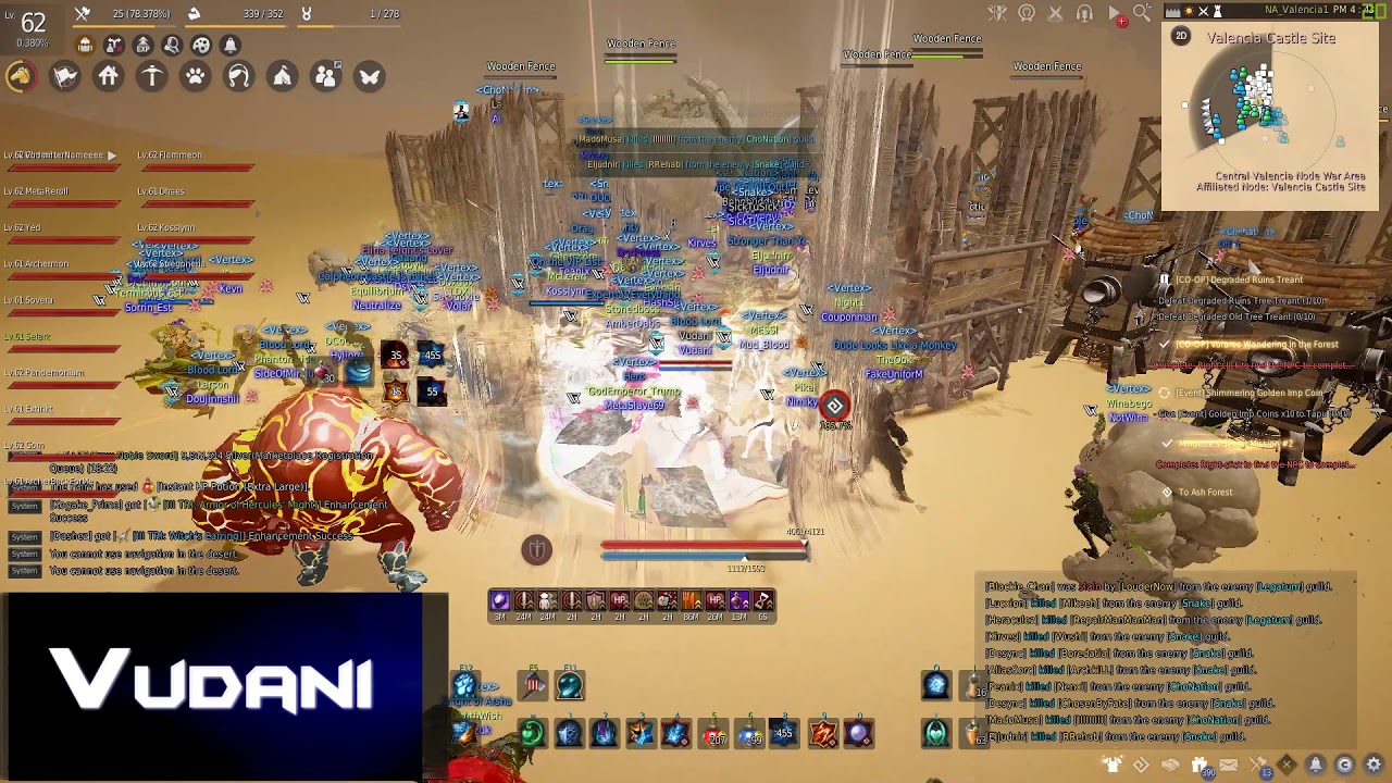 Black Desert Online - Valencia Siege (Vertex PoV) All Engages