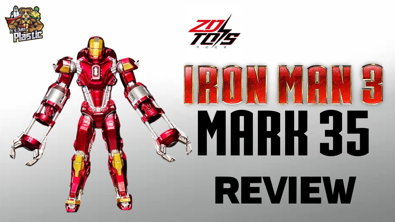 ZD TOYS IRON MAN 3 MARK 35 RED SNAPPER UNBOXING / FIGURE REVIEW