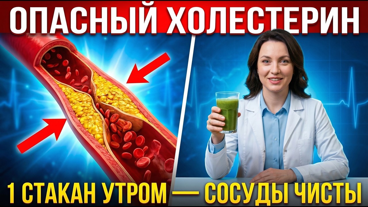 ВСЕГО 1 СТАКАН НАТОЩАК — И ХОЛЕСТЕРИН НАЧНЕТ СНИЖАТЬСЯ | Неожиданный секрет