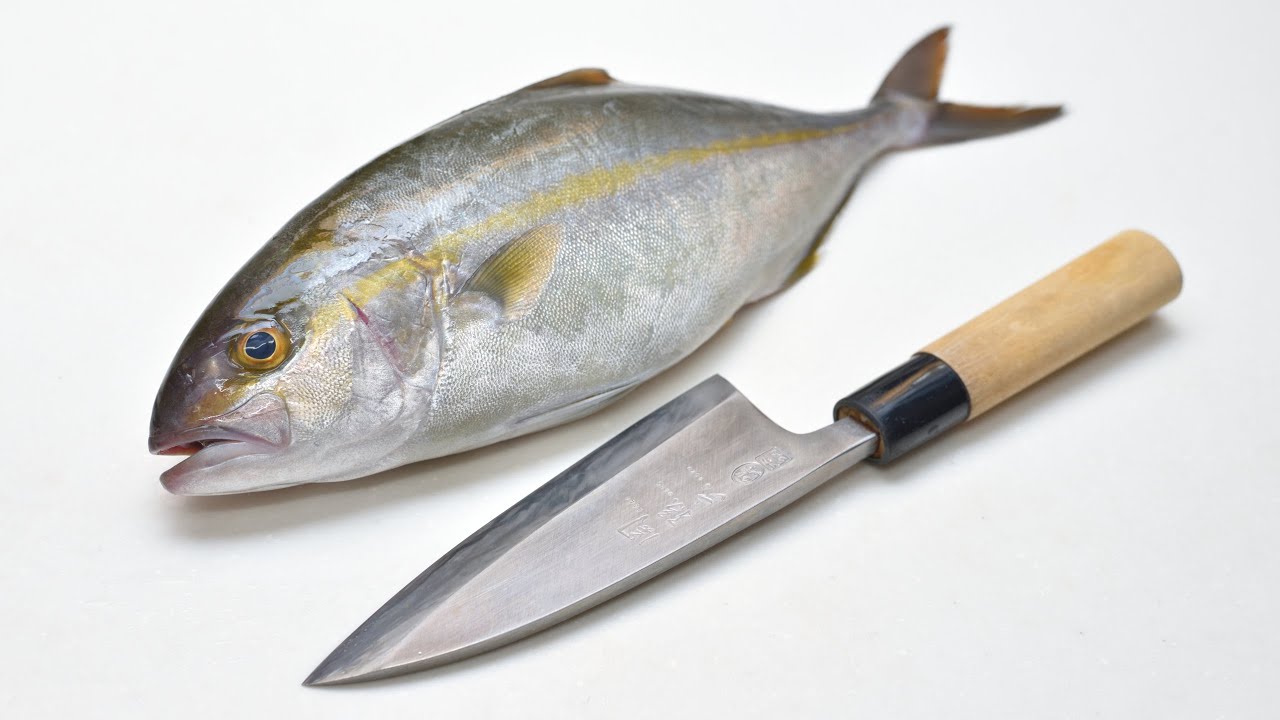関孫六 出刃包丁でカンパチを捌く Filleting Fish