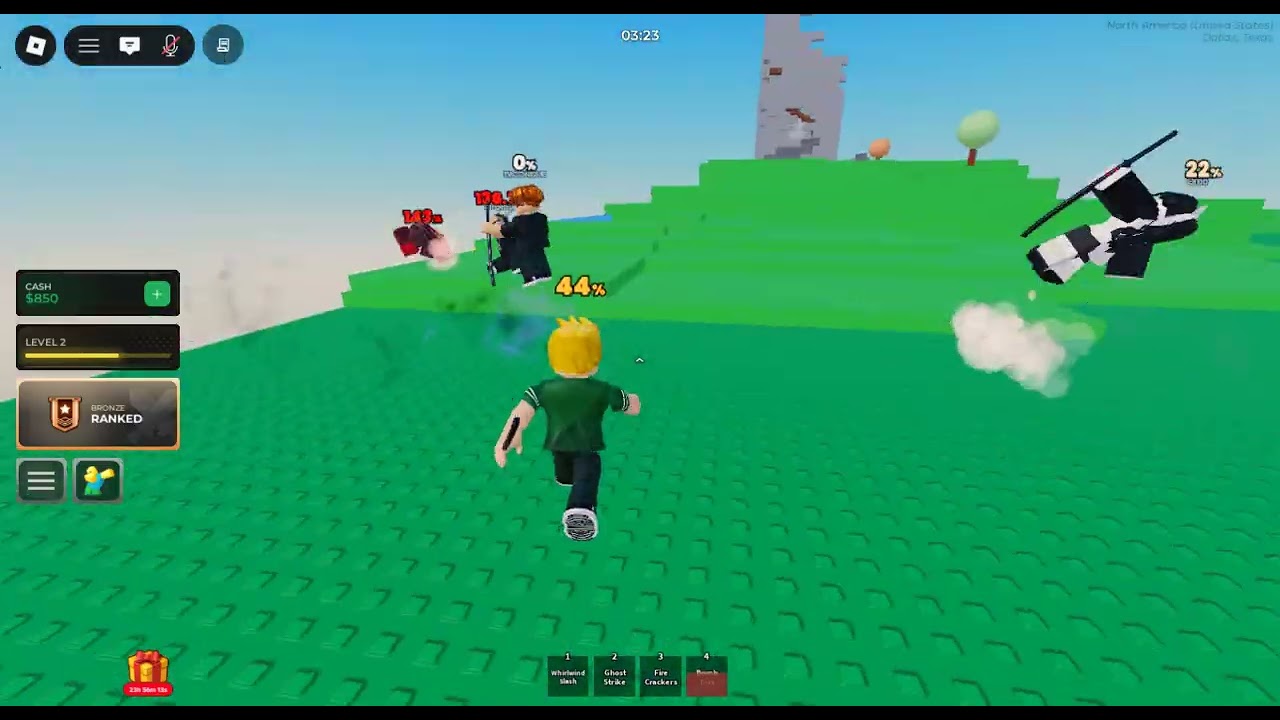 playing project smash on roblox