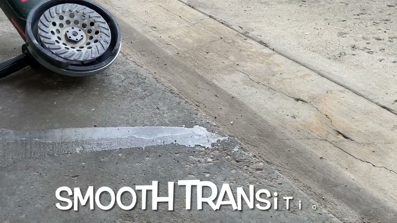 How To: Garage Floor Concrete Radius Removal by Hand Grinder