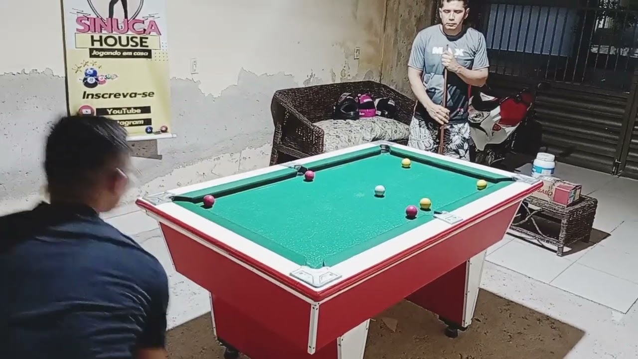 Duelo 4x4 jogão de sinuca