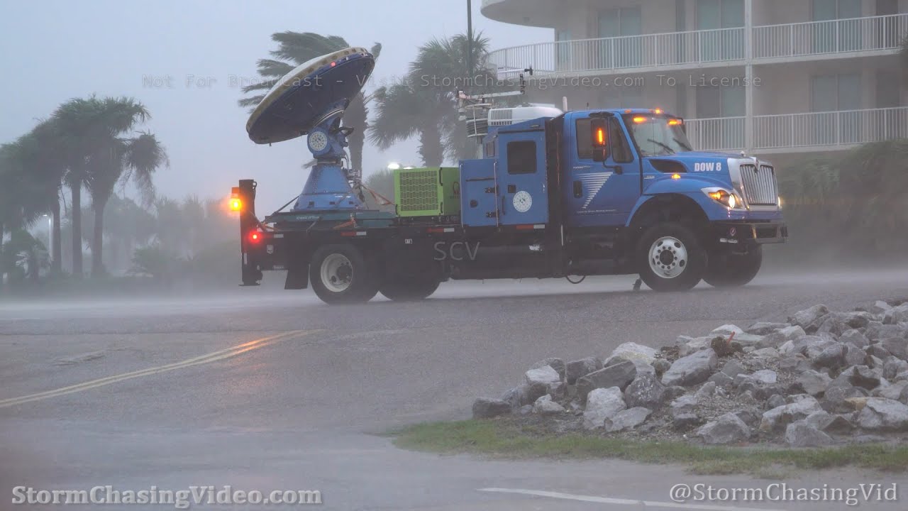 Hurricane Sally In The Eye Wall And Storm Surge, Orange Beach AL - 9/15/2020