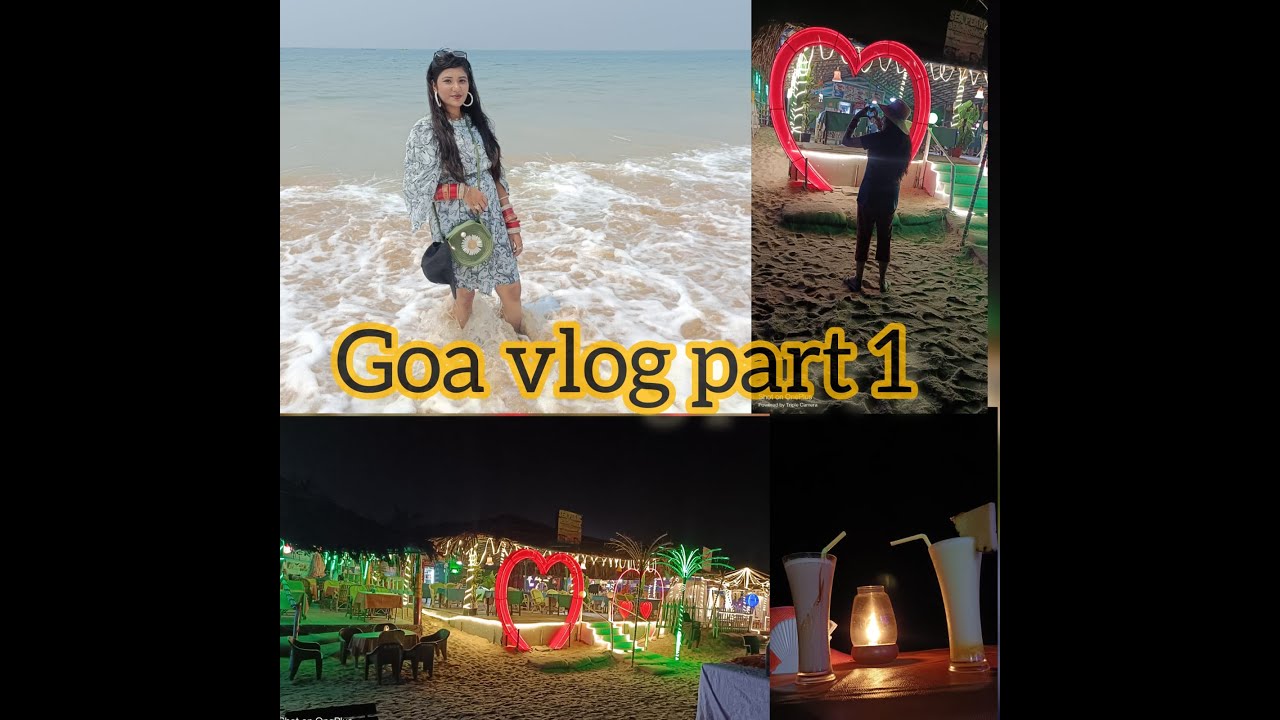 Goa vlog part-1 || Goa Saturday night market || Candolim & Calangute beach