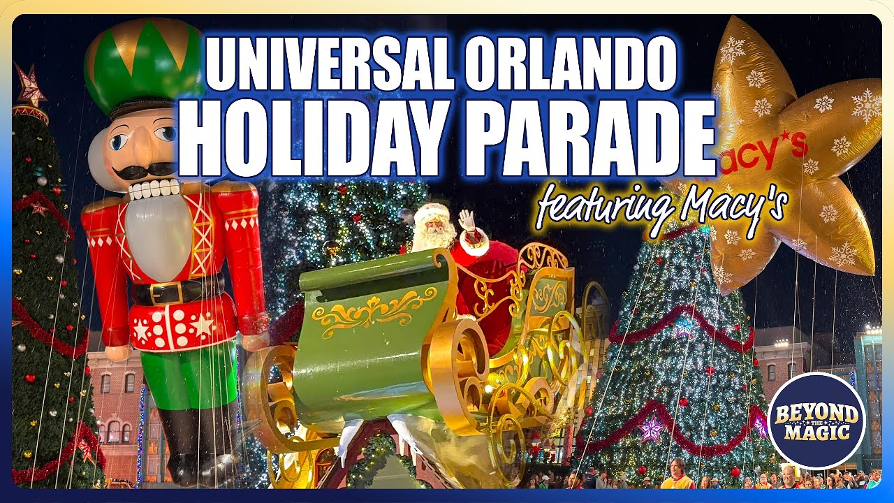 Universal Orlando Holiday Parade featuring Ma