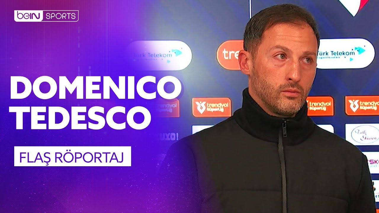 Kocaelispor - Fenerbahçe Maç Sonu Teknik Direktör Domenico Tedesco'nun Açıklamaları