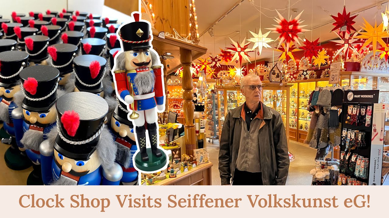 Clock Shop Visits Seiffener Volkskunst eG | Germany Trip 2024