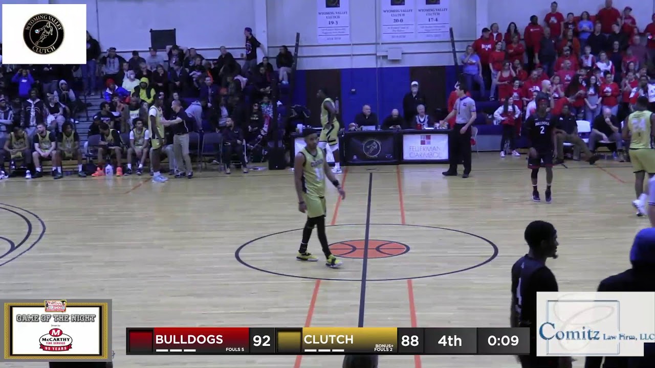 Binghamton Bulldogs vs Wyoming Valley Clutch Mens Basketball
