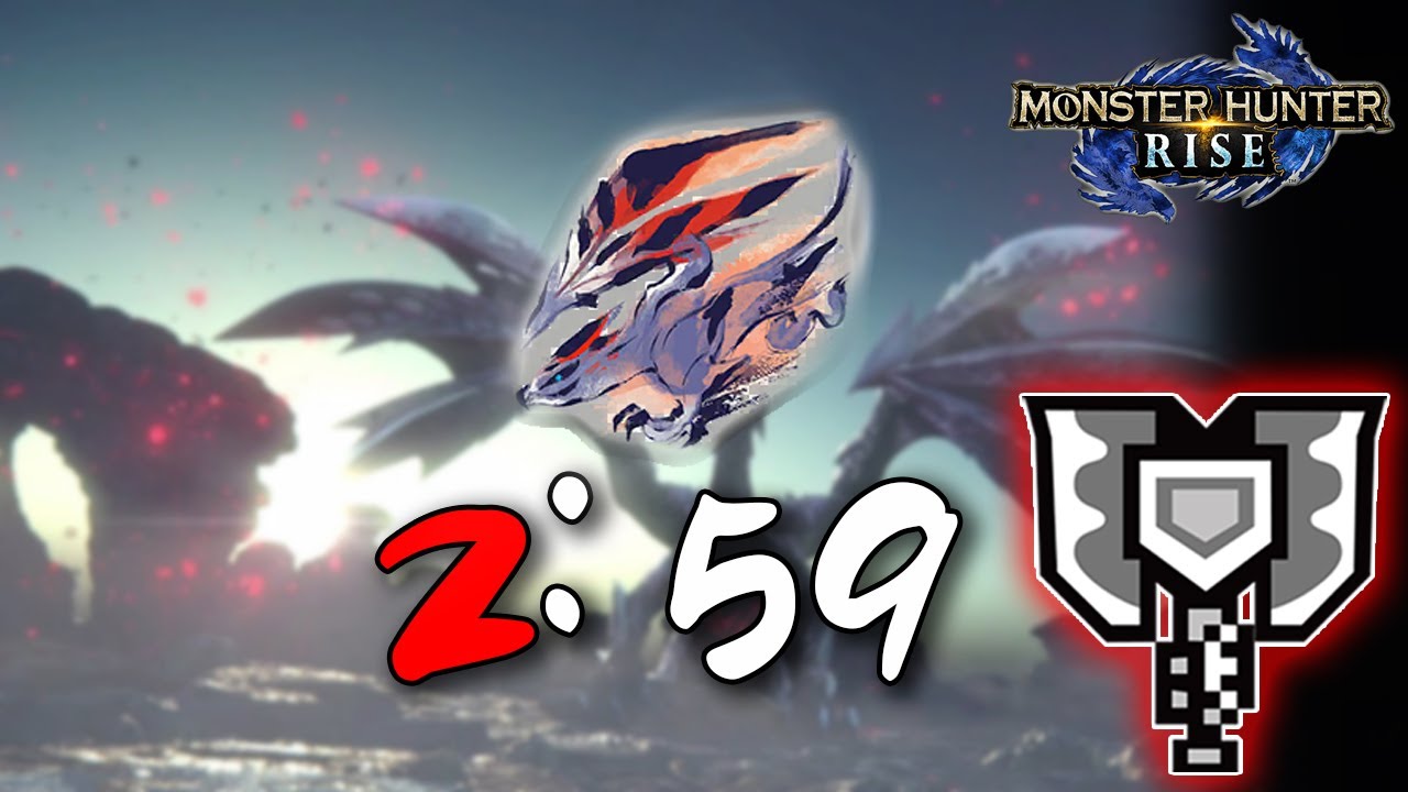 【MHR】集★7 奇しき赫耀のバルファルクチャージアックスソロ / Crimson Glow Valstrax Charge blade solo 2:59 monster hunter rise
