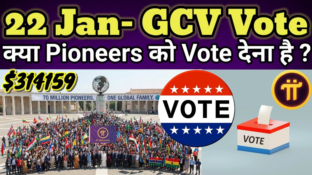 22 January - GCV Vote  | Pi Network New Update | Pi Network GCV Value | Pi Price Prediction | Faipoo