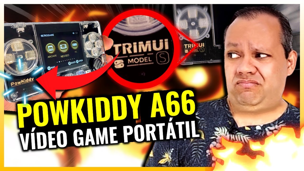 Review PowKiddy A66 Mini V&iacute;deo Game Port&aacute;til