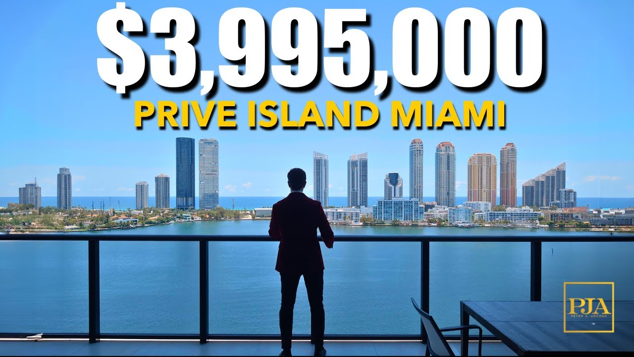 Prive Island Miami | $4 Million Dollar | Miami Luxury Condo Tour | Peter J Ancona