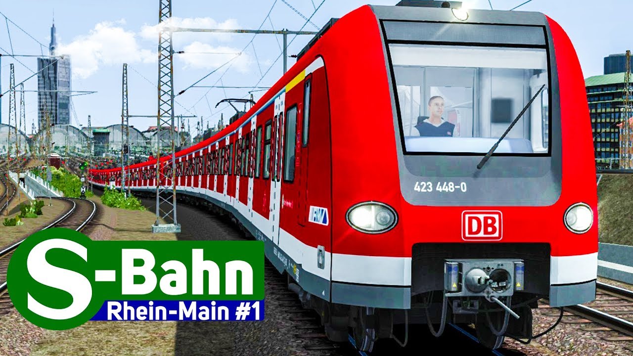 Train Simulator 2018: S-BAHN Rhein-Main #1 - Auf der S6 mit der S-BAHN BR 423 nach Frankfurt HBF!