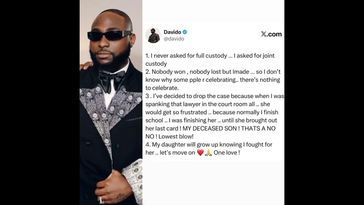 Davido Speaks About His Parental Custody of Imade Adeleke in Court &bull;&bull;&bull; 