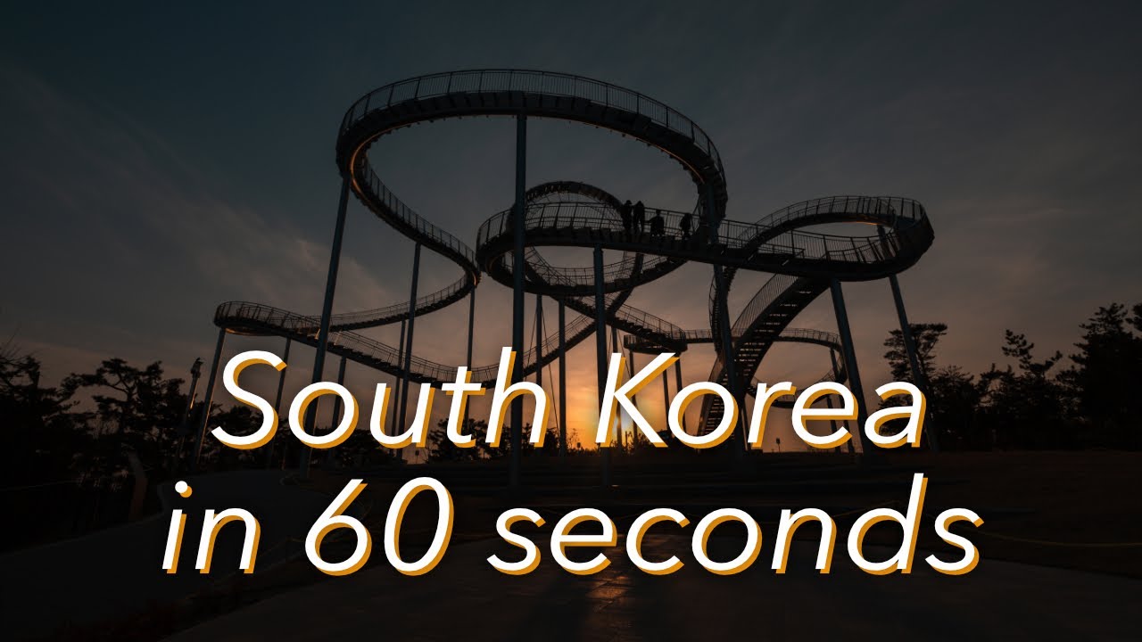 South Korea in 60 seconds | Cinematic Travel film 4K
