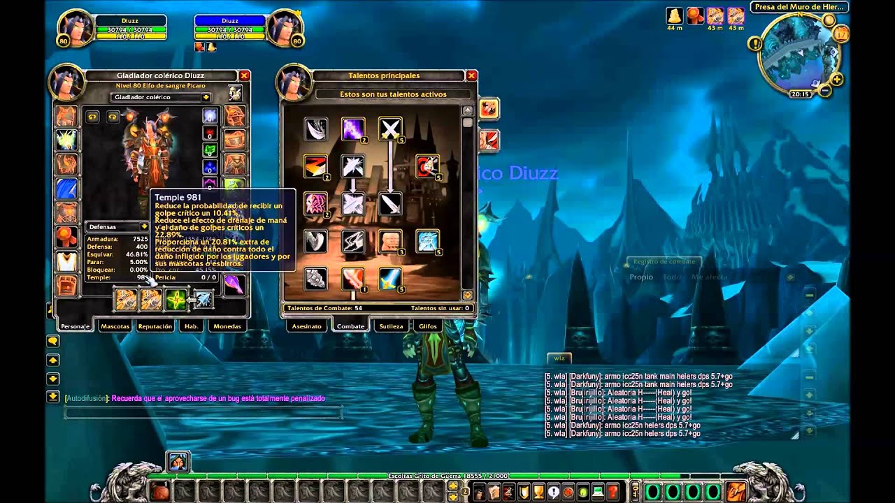 Video Tutorial Pícaro Combate PVP 3.3.5a Servidor WoWLatinoAmérica.