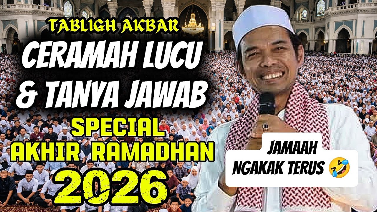 CERAMAH LUCU & TANYA JAWAB‼️ SPECIAL AKHIR RAMADHAN || USTADZ ABDUL SOMAD TERBARU 