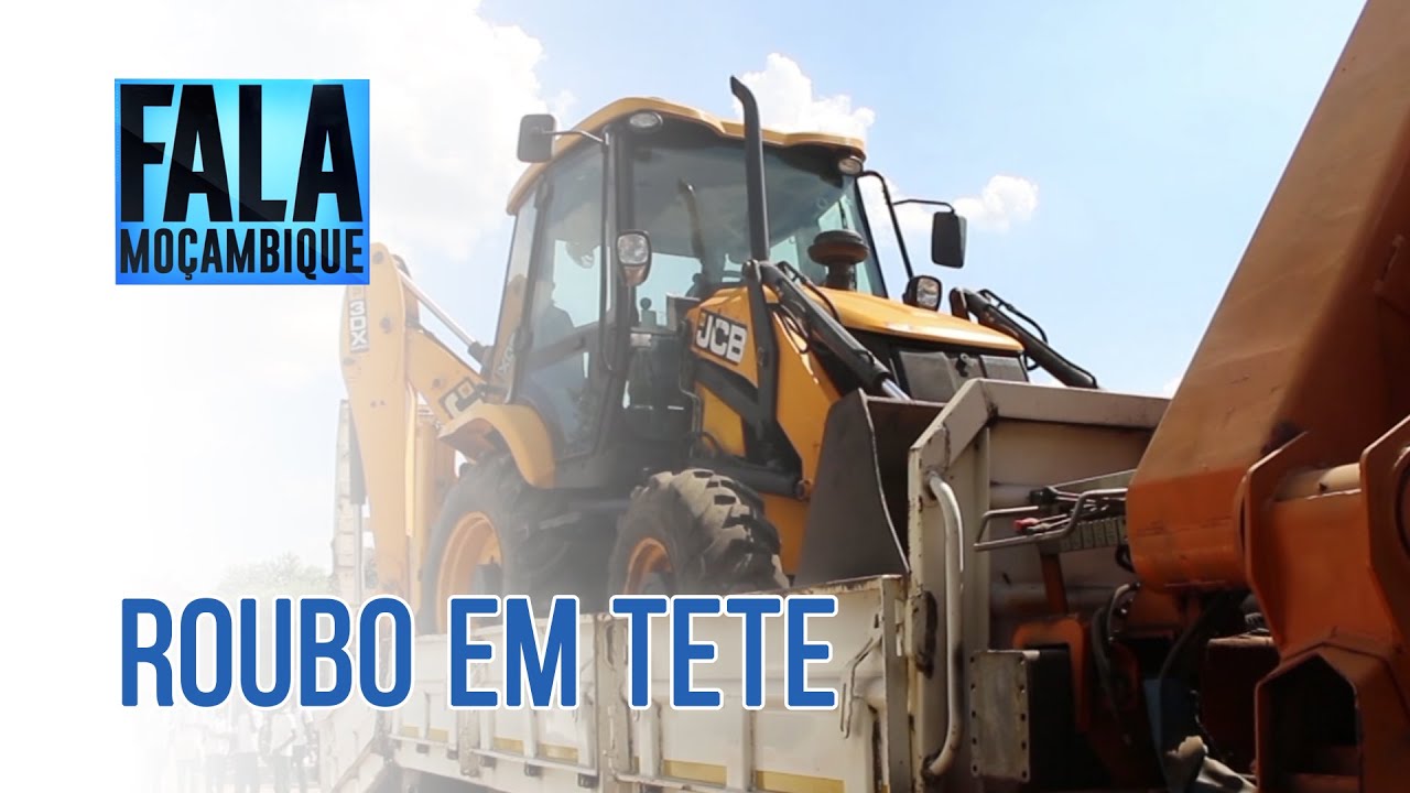 Detidos supostos ladrões de uma retroescavadeira numa Mineradora em Moatize @Fala Moçambique