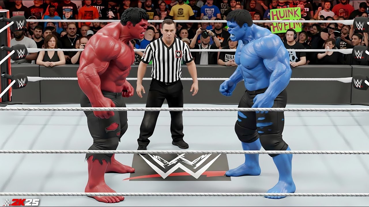 RED HULK VS BLUE HULK - EPIC BATTLE