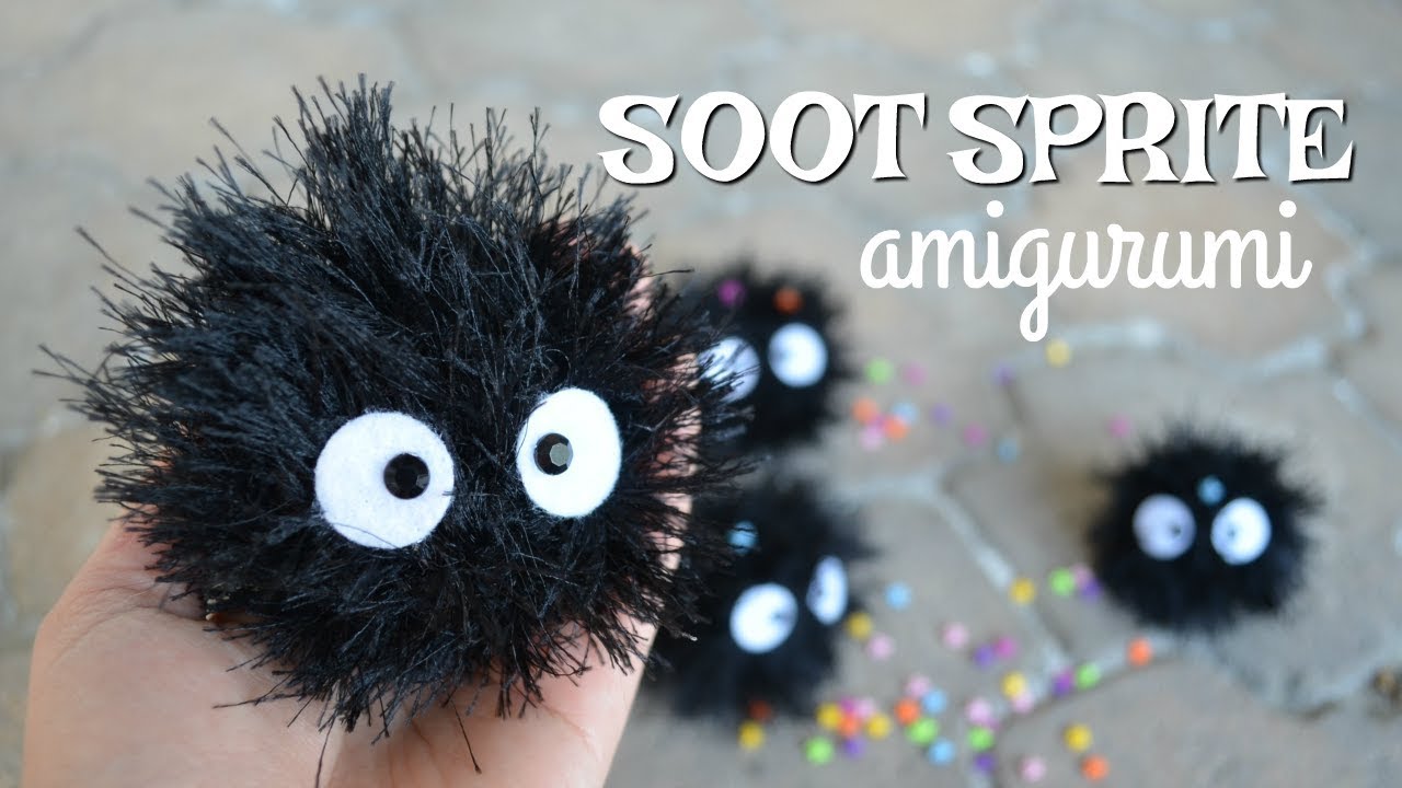 Soot Sprite Amigurumi Tutorial Crochet DIY Craft