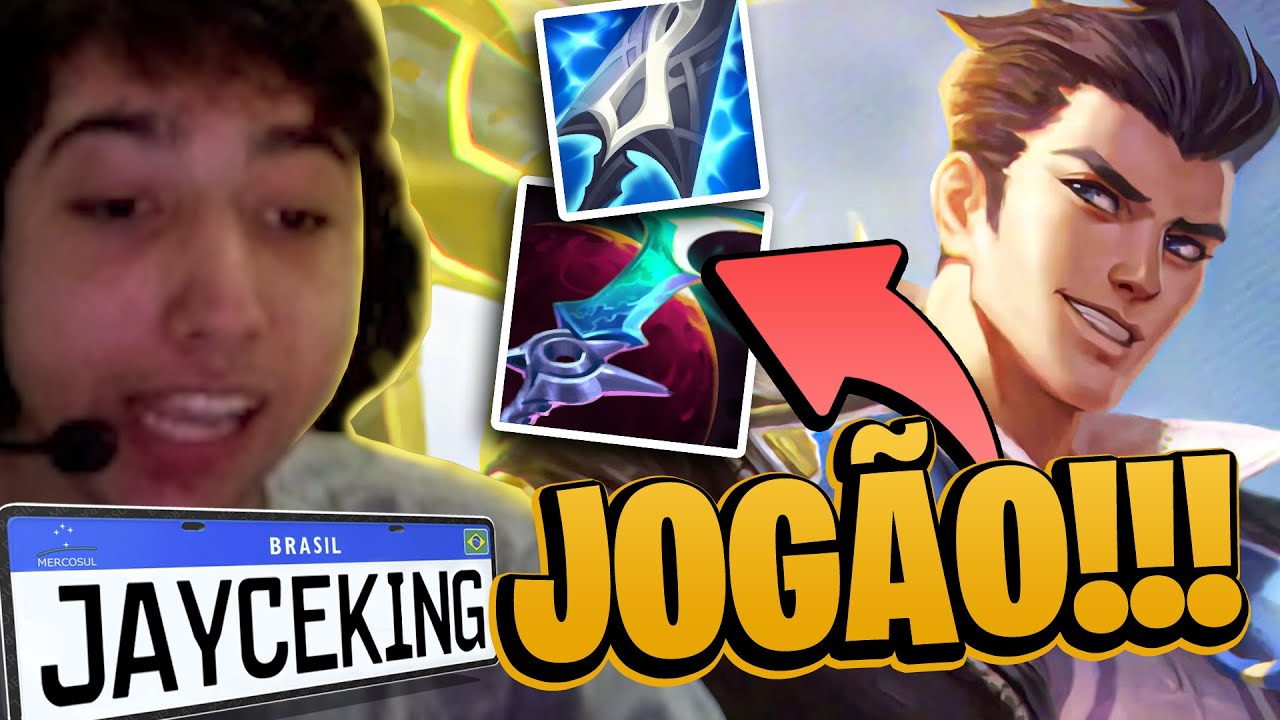 ALGUÉM ANOTOU A PLACA DESSE JAYCE???
