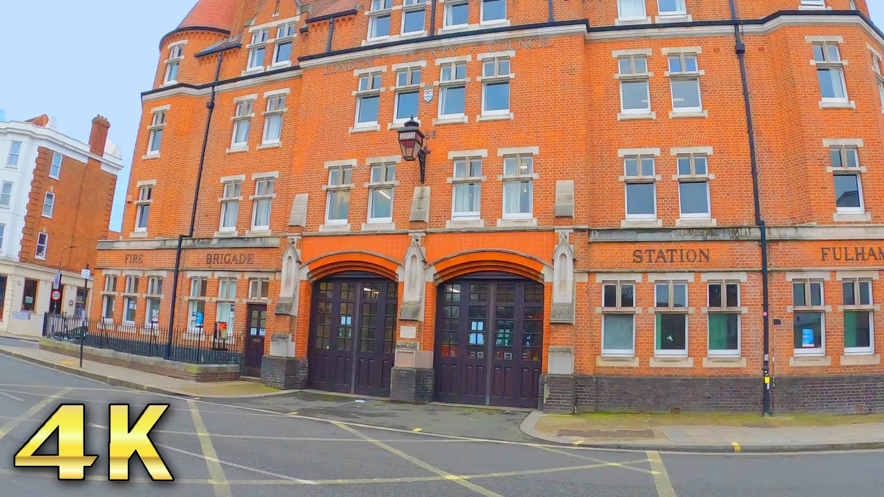 London Walk - 4K (Fulham Road)
