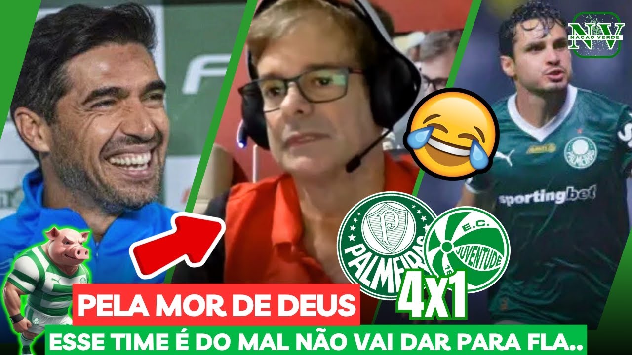 HORA DE RIR!⚠️ VEJA REA&Ccedil;&Otilde;ES DO FERNANDO GIL DO&Iacute;DO COM GOLEADA PALMEIRAS 4X1 JUVENTUDE!