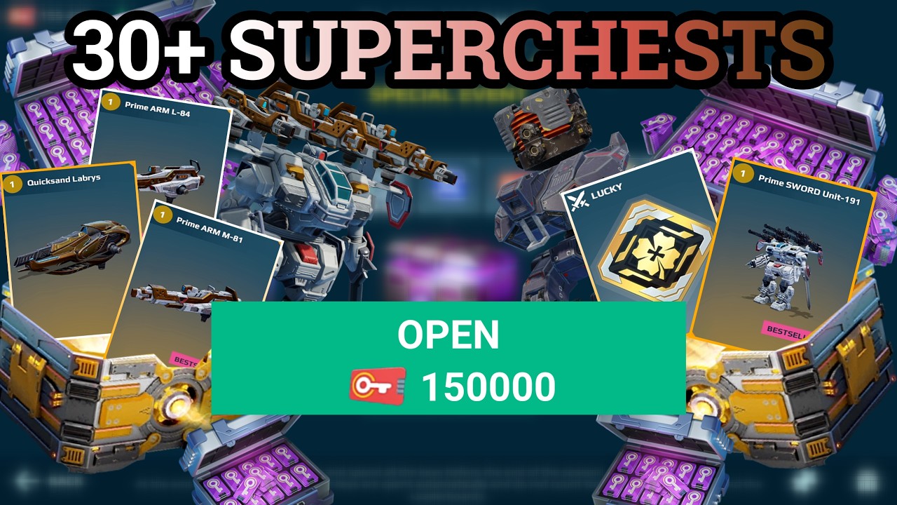 MASSIVE 150,000 Black Market Opening!!! GOODBYE SWORD (War Robots)
