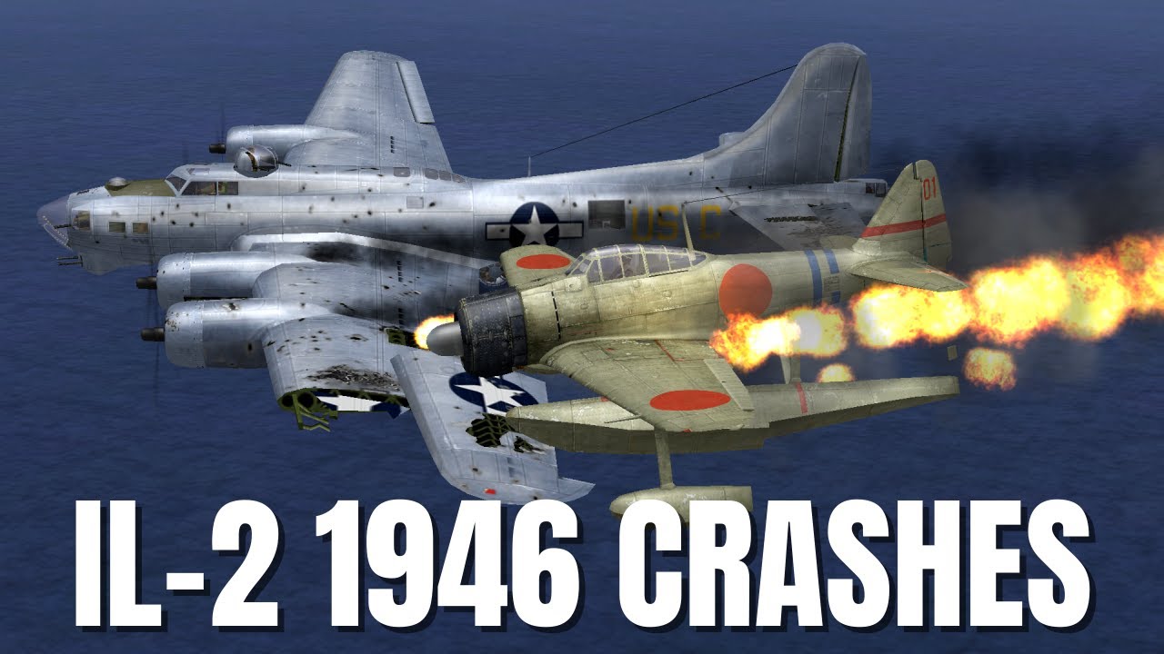 Emergency Crash Landings, Collisions, Fails & Crashes! V23 | IL-2 1946 Crash Compilation