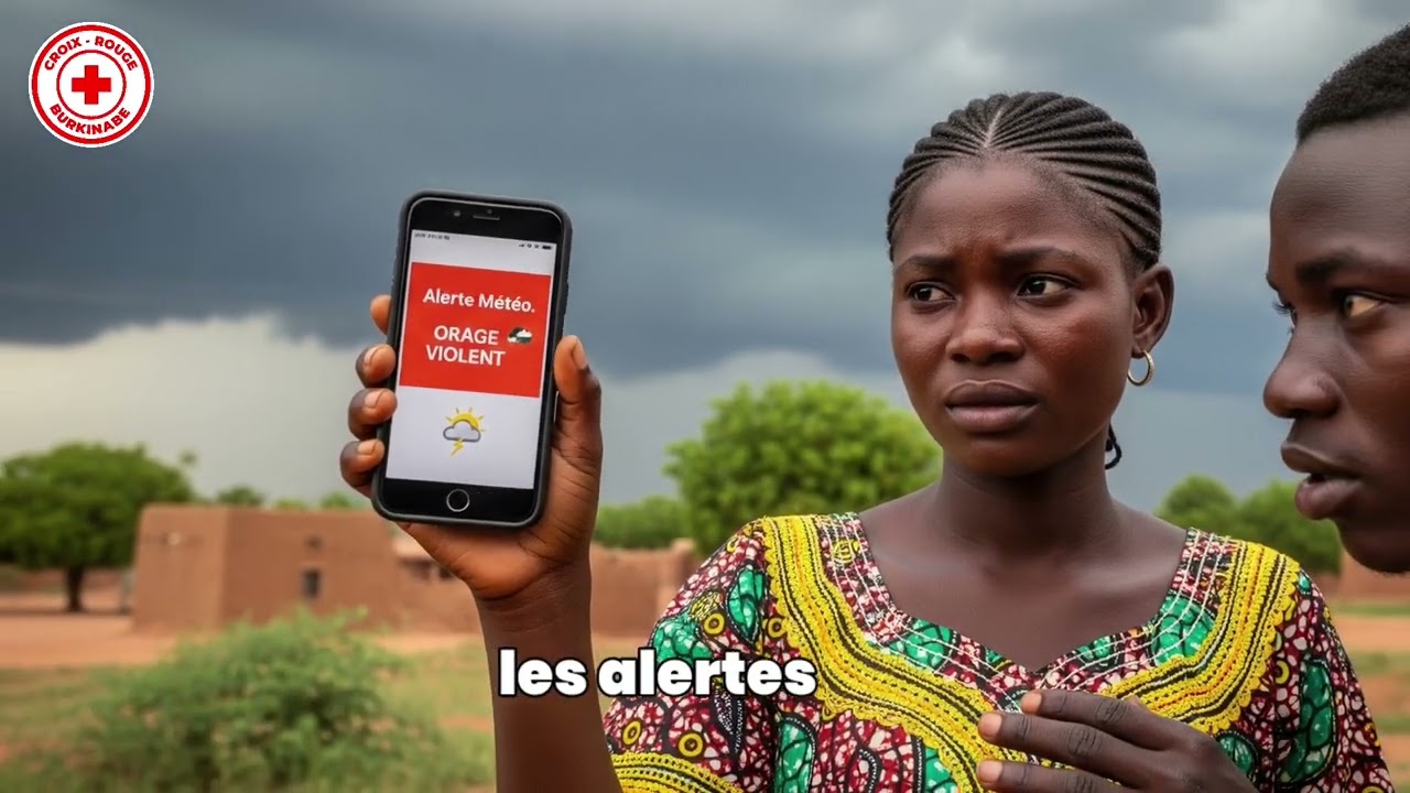 Message Croix-Rouge pr&eacute;vention contre inondations - Fran&ccedil;ais