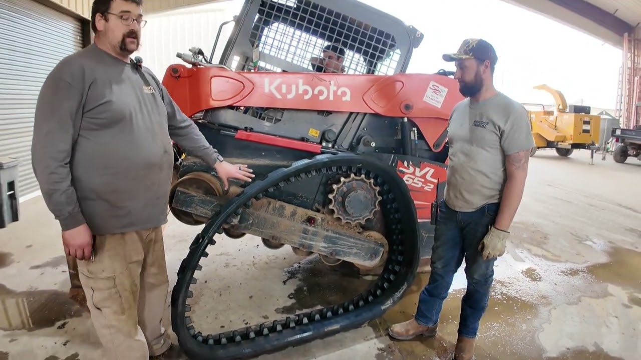 How to Put a Track on Kubota SVL Track Loader