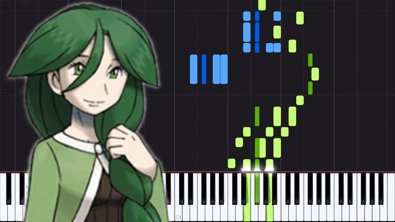 Eterna Forest - Pokémon Diamond and Pearl [Piano Tutorial] (Synthesia) // Aqare