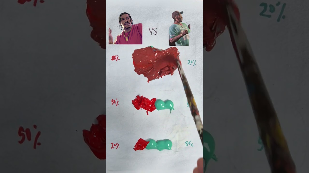 Grand Theft Auto VI Color Mixing (Part 5) Dre'Quan Priest #colormixing #gta6 #satisfying