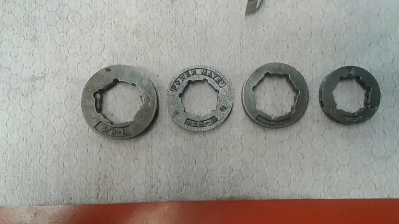 .325 vs 3/8 chain saw sprocket size 7 and 8 pin