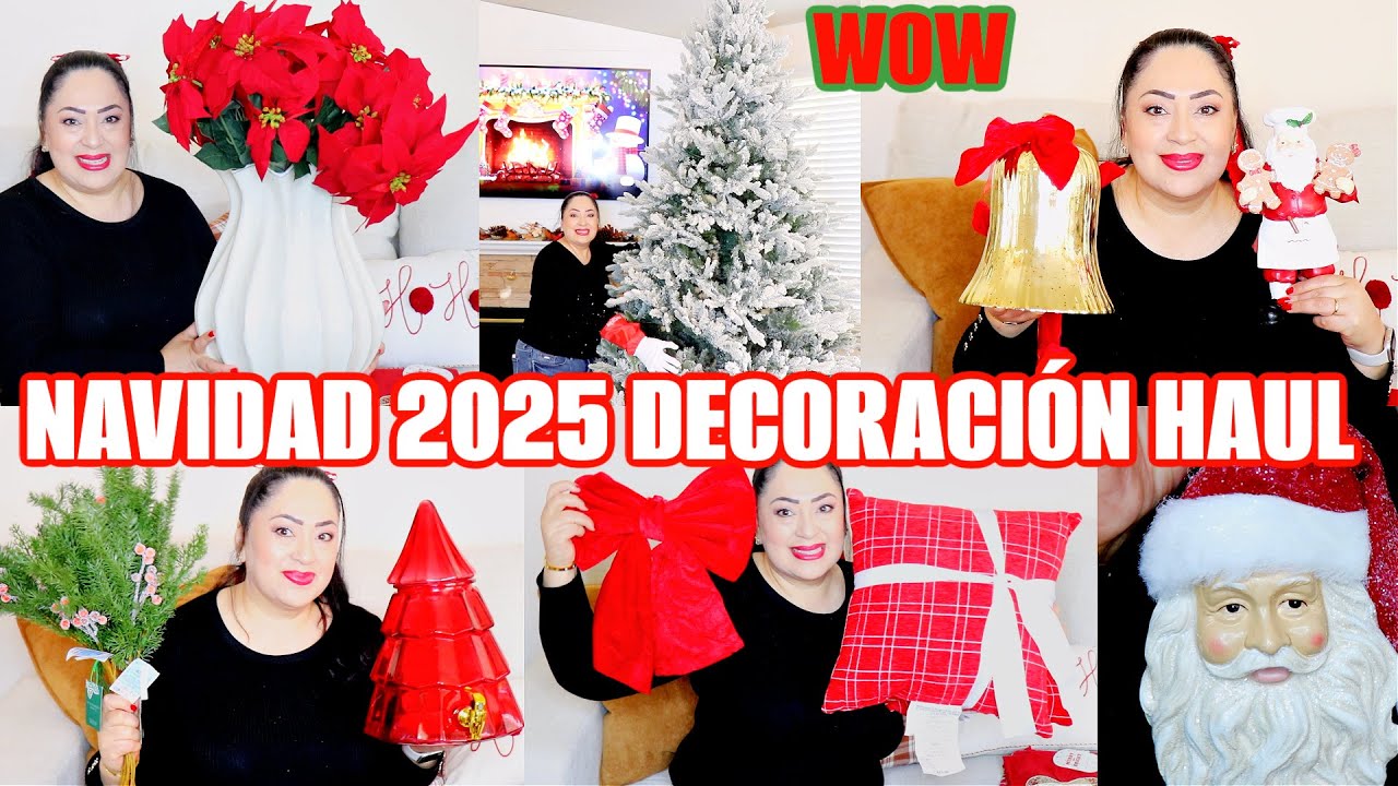 DECORACIÓN DE NAVIDAD 2025🎄HAUL DE MIS COMPRAS NAVIDEÑAS 2025