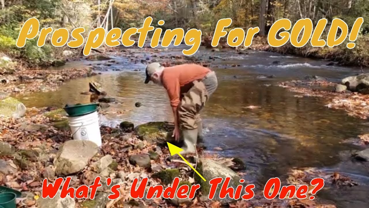 Gold Prospecting For Pennsylvania Gold - Back To Creek Between 2 Mountains