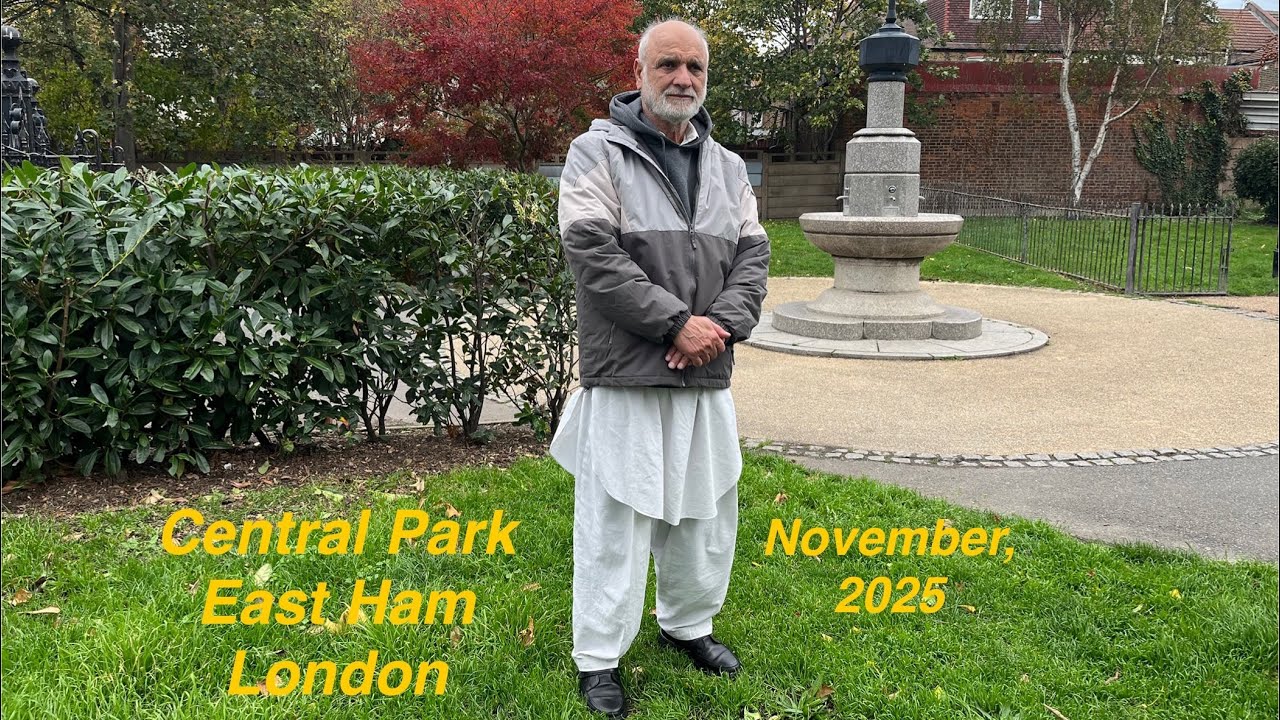 Central Park, East Ham, London during month of November 2025.