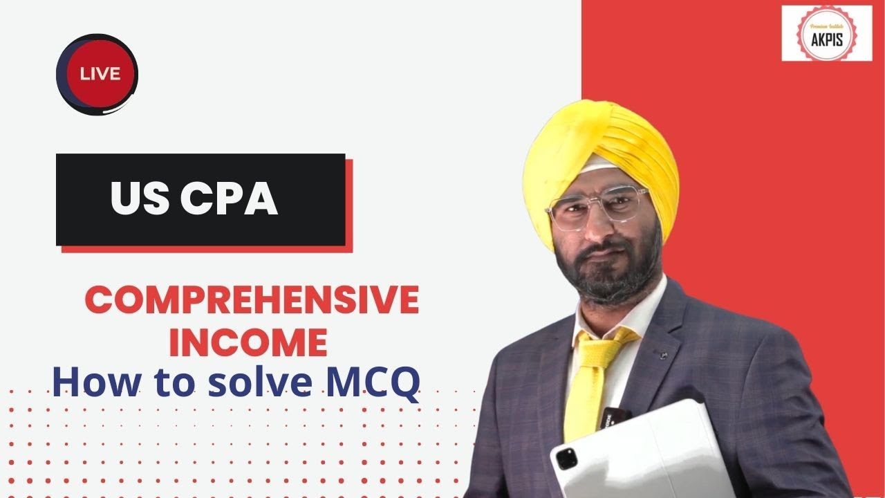 Comprehensive Income As Per USA GAAP I Best US CPA Coaching India I US CPA FAR #uscpa #uscpacoaching