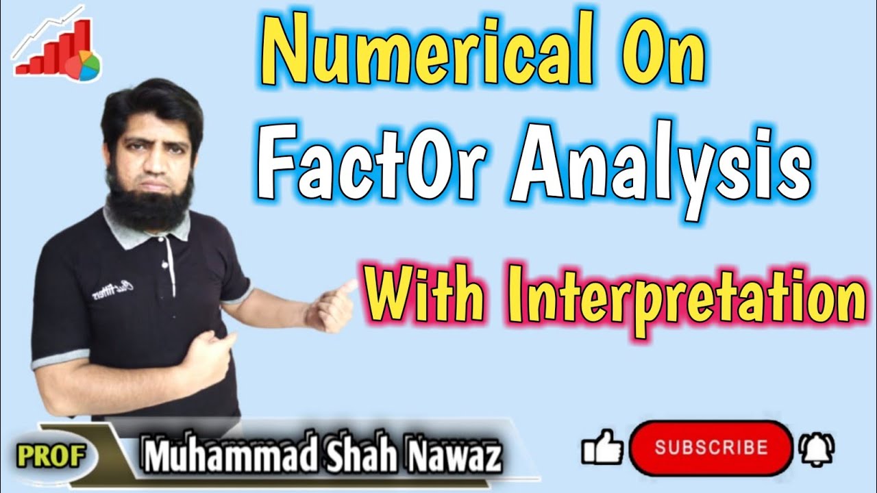 Numerical Example of Factor Analysis