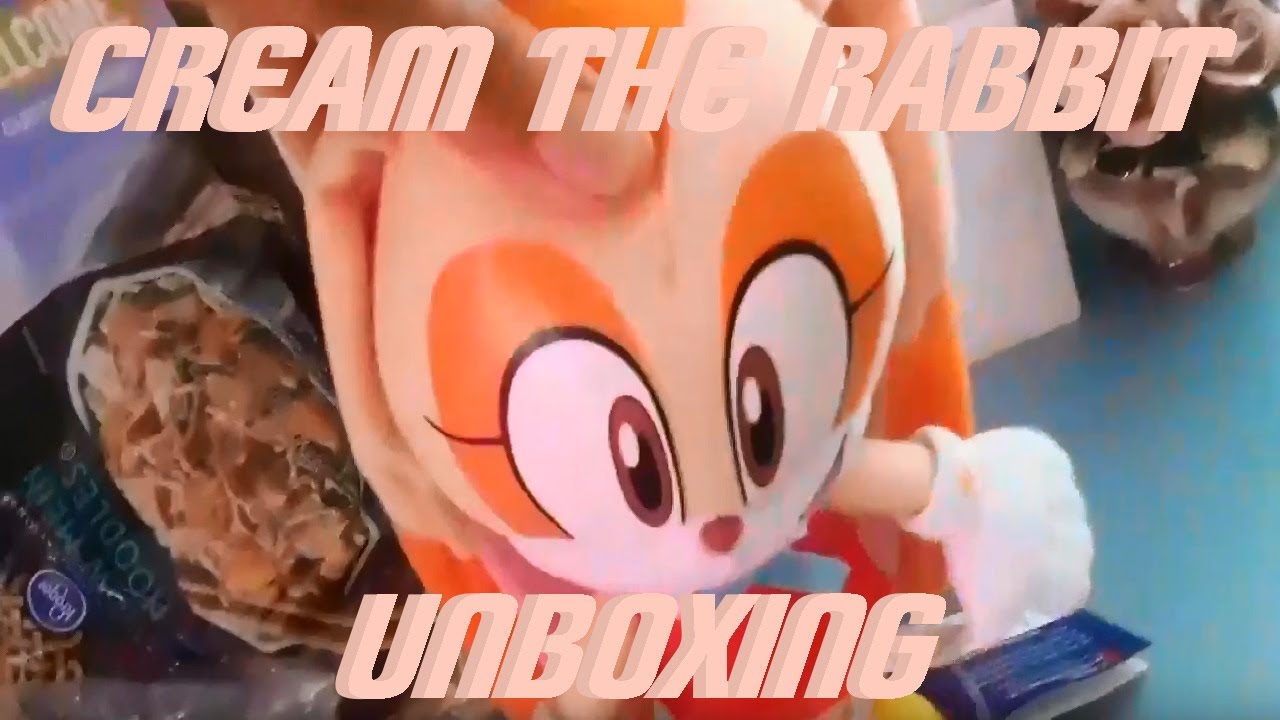 (10+) Cream the Rabbit Plush unboxing