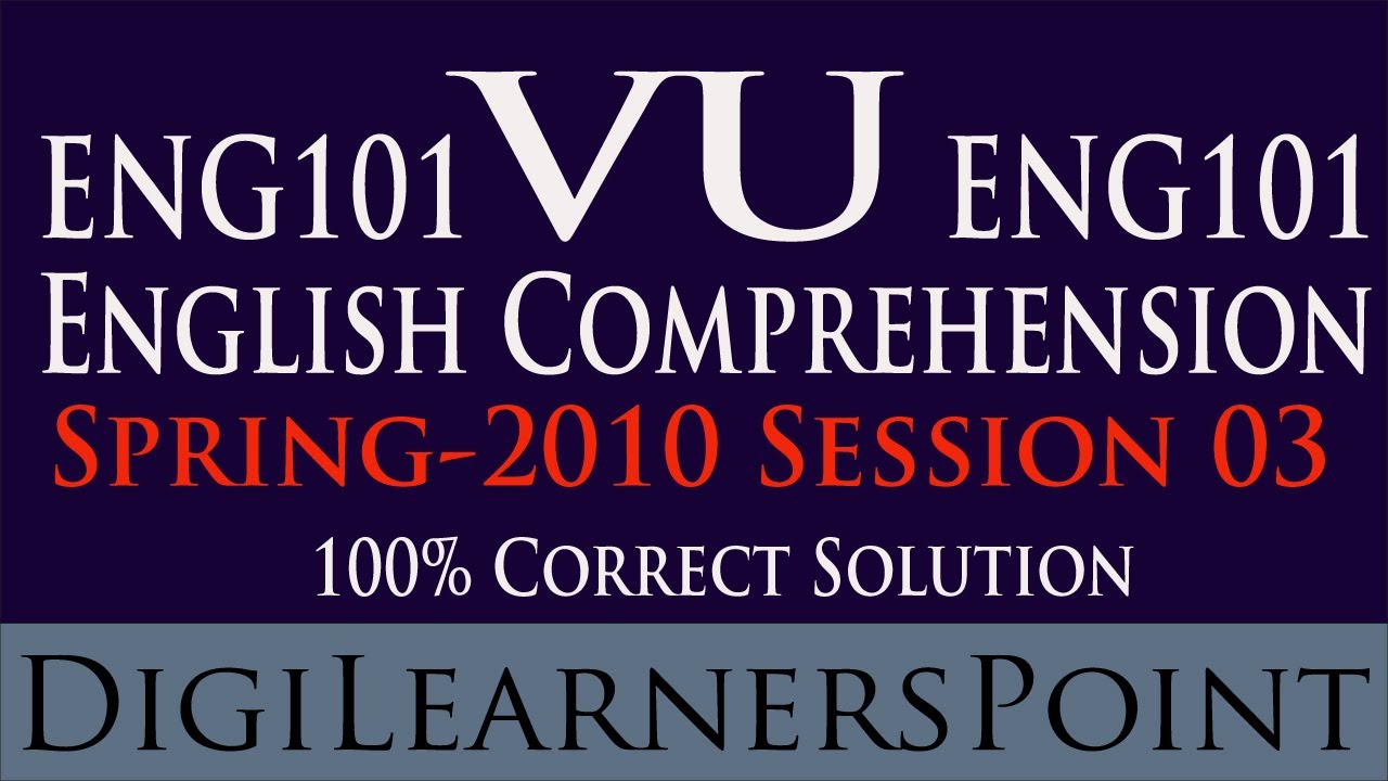 ENG101 Tips and Tricks for Final Preparation Spring 2010 session 3