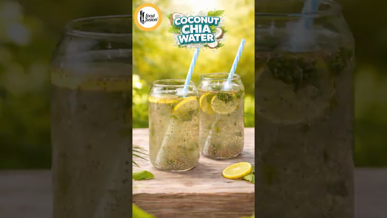 Coconut Chia Drink Ramadan Special Recipe by Food Fusion