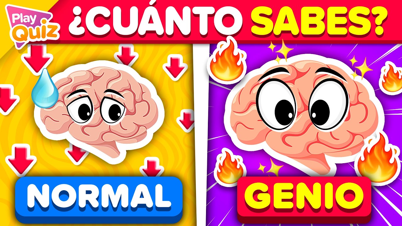 100 Preguntas De Escuela 🤓📚🧠 - ¿Podrás Pasar la Prueba? | Play Quiz de Cultura General