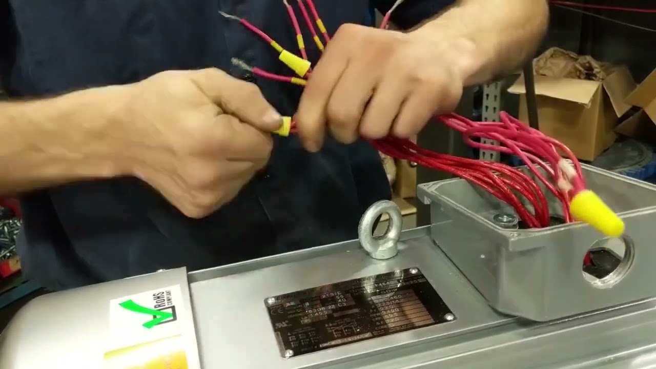 How to Wire an Elektrim 12 Lead motor for 460V 60Hz