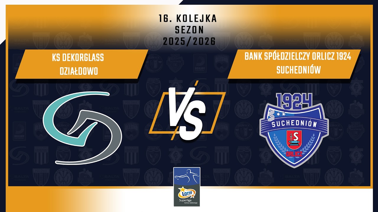 16. Kolejka LOTTO Superligi - KS Dekorglass Działdowo vs Bank Spółdzielczy Orlicz 1924 Suchedniów