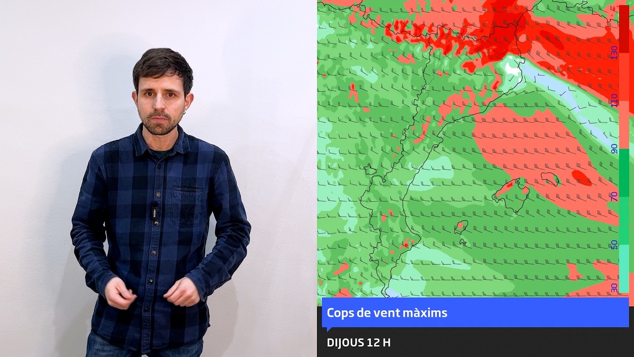 Màxima alerta per la pitjor part del temporal de vent