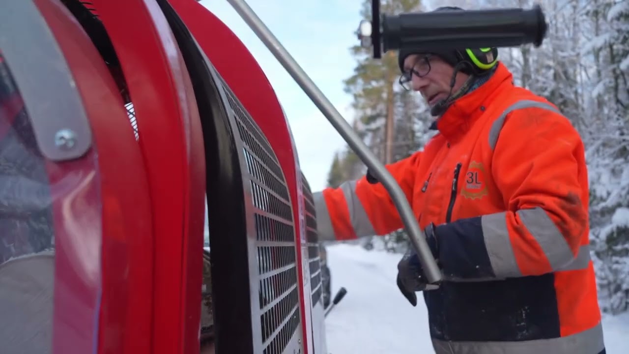 nach dem Winter ist vor dem Winter - Holzarbeiten in Nordschweden