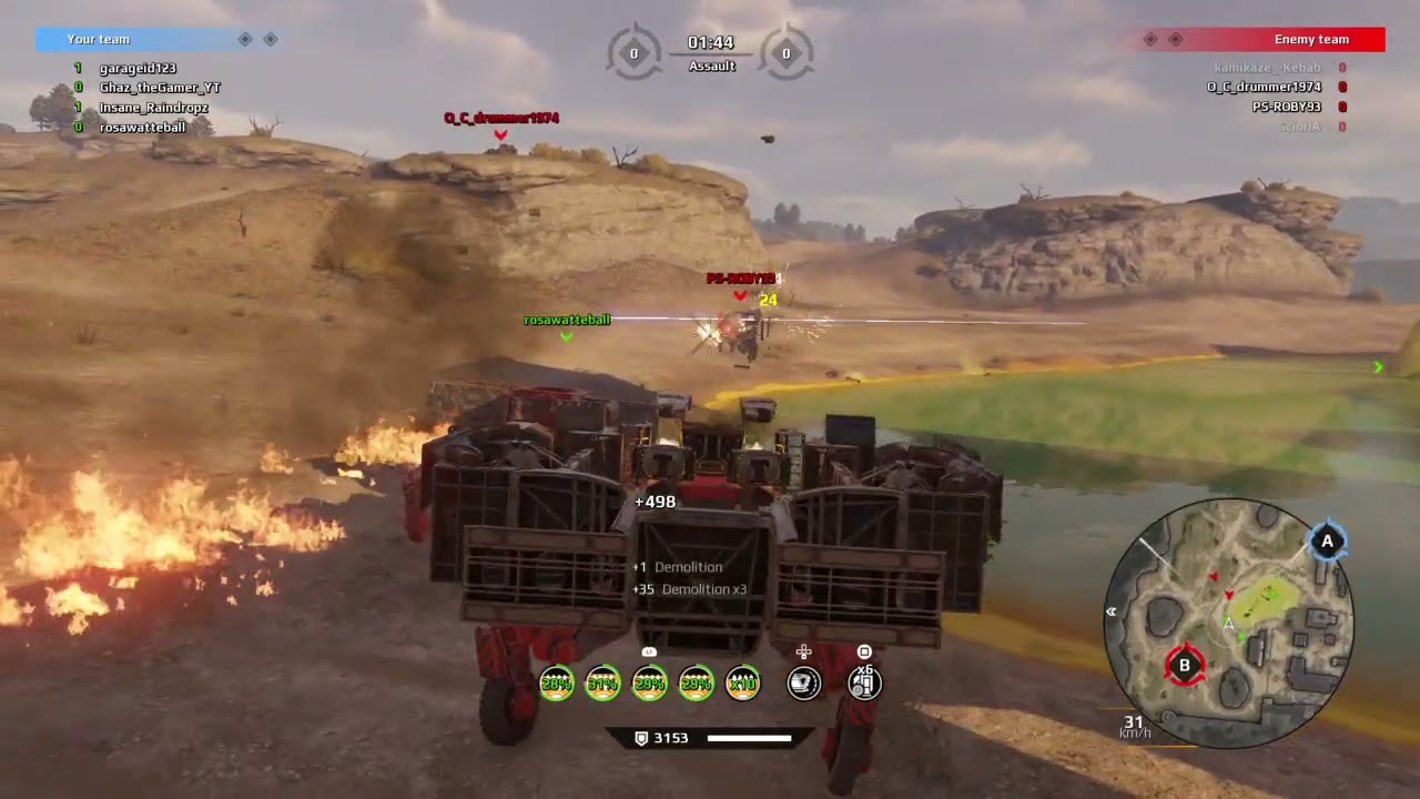 UI vs ITA Crossout Clan Wars